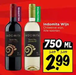 Vomar Voordeelmarkt Indomita Wijn aanbieding