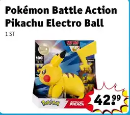 Kruidvat Pokémon Battle Action Pikachu Electro Ball aanbieding