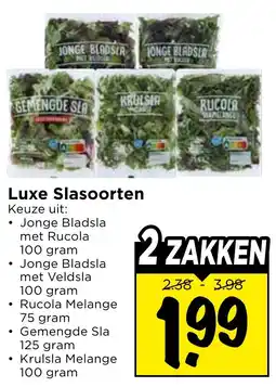 Vomar Voordeelmarkt Luxe Slasoorten aanbieding