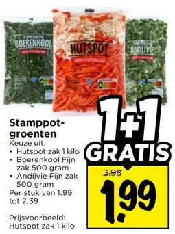 Vomar Voordeelmarkt Stamppot-groenten aanbieding