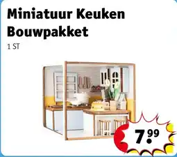 Kruidvat Miniatuur Keuken Bouwpakket aanbieding
