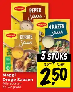 Vomar Voordeelmarkt Alle Maggi Droge Sauzen aanbieding