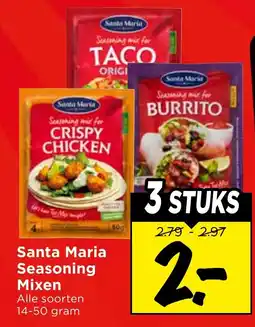 Vomar Voordeelmarkt Santa Maria Seasoning Mixen aanbieding