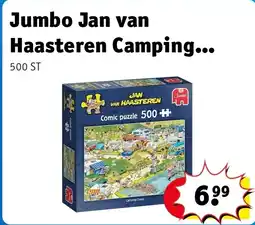 Kruidvat Jumbo Jan van Haasteren Camping Chaos Puzzel aanbieding