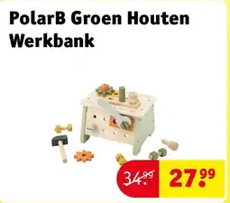 Kruidvat PolarB Nature Groen Houten Activiteiten Baby Walker Loopwagen XL aanbieding