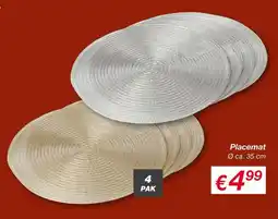 Kik Placemat aanbieding