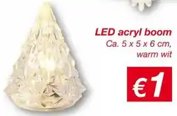 Kik LED Acryl Boom aanbieding