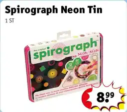 Kruidvat Spirograph Neon Tin aanbieding
