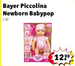 Kruidvat Bayer Piccolina Newborn Babypop aanbieding