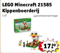 Kruidvat LEGO Minecraft 21585 Kippenboerderij aanbieding