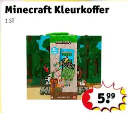 Kruidvat Minecraft Kleurkoffer aanbieding