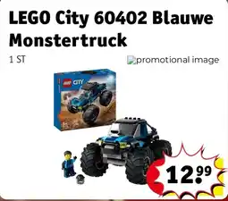 Kruidvat LEGO City 60402 Blauwe Monstertruck aanbieding