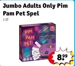 Kruidvat Jumbo Adults Only Pim Pam Pet Spel aanbieding