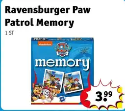 Kruidvat Ravensburger Paw Patrol Memory aanbieding