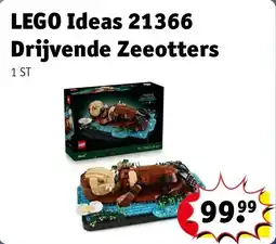 Kruidvat LEGO Ideas 21366 Drijvende Zeeotters aanbieding