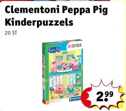 Kruidvat Clementoni Peppa Pig Kinderpuzzels aanbieding