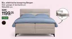 Leen Bakker Elektrische Boxspring Bergen aanbieding
