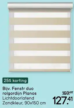 Leen Bakker Fenstr Duo Rolgordijn Planos aanbieding