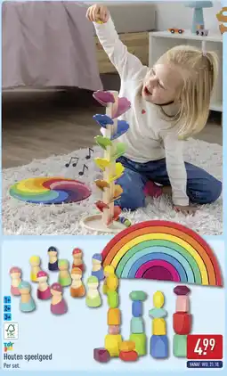 ALDI Houten speelgoed aanbieding