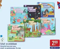 ALDI Schuif- en ontdekboek aanbieding