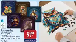 ALDI Hoogwaardige houten puzzel aanbieding