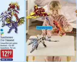 ALDI Transformers 2-in-1 bouwset aanbieding