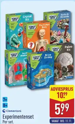 ALDI Clementoni Experimentenset aanbieding