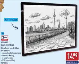 ALDI Ambiano Ledtekenbord aanbieding