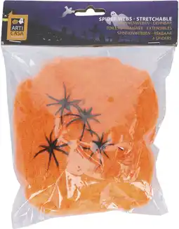 Dirk Halloween spider web stretch aanbieding