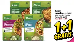 Hoogvliet Alle Knorr wereldgerechten aanbieding