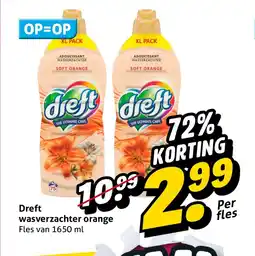 Hoogvliet Dreft wasverzachter aanbieding