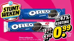 Hoogvliet Alle Oreo rollpacks aanbieding