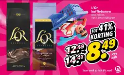 Hoogvliet L'Or koffiebonen aanbieding