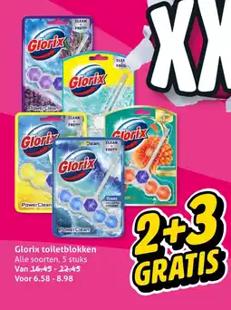 Hoogvliet Glorix toiletblokken aanbieding
