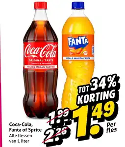 Hoogvliet Alle Coca-Cola, Fanta of Sprite aanbieding