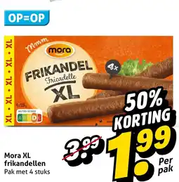 Hoogvliet Mora frikandellen aanbieding