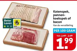 Hoogvliet Katenspek, pannenkoekspek of bacon aanbieding