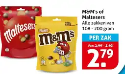 Hoogvliet Alle M&M's of Maltesers aanbieding