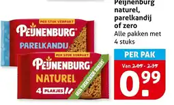 Hoogvliet Alle Peijnenburg parelkandij of naturel aanbieding