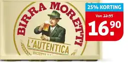 Hoogvliet Birra Moretti aanbieding