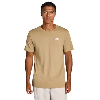 Foot Locker Nike Club T-shirts Heren - Beige - Maat S aanbieding