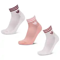 Foot Locker Adidas Ankle 3 Pack Sokken Unisex - Wit - Maat 40-42 - Katoen aanbieding