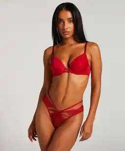 Hunkemoller Hunkemöller String Wera Rood aanbieding