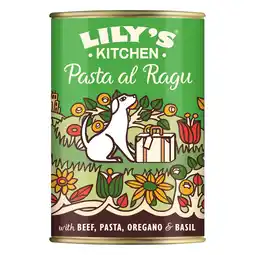 Zooplus 6x400g Lily's Kitchen Pasta al Ragu nat hondenvoer aanbieding