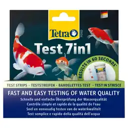 Zooplus Tetra Pond Test 7 in 1 2x25 Teststreifen Wasserpflege aanbieding