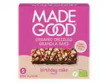 De Online Drogist Made Good Birthday Cake Granola Bars 5ST aanbieding