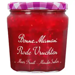 Dekamarkt Bonne Maman Rode vruchten meer fruit minder suiker aanbieding