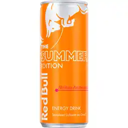 Dekamarkt Red Bull Energy drink apricot strawberry aanbieding