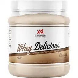 Dekamarkt XXL Nutrition Whey delicious chocolate aanbieding