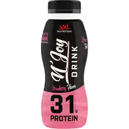 Dekamarkt XXL Nutrition Njoy protein drink aardbei aanbieding